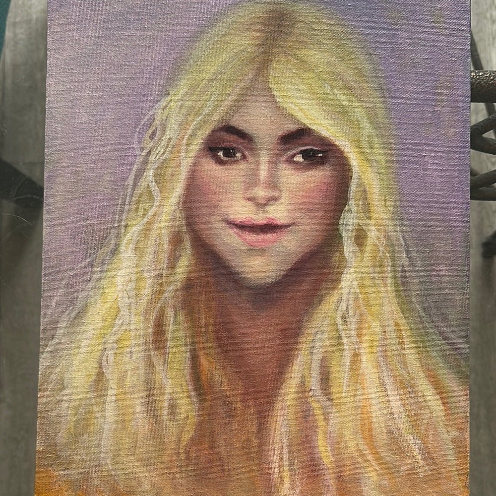 Original Irma Franco  Portrait Art Piece